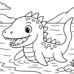 Kolorowanka Dinozaury