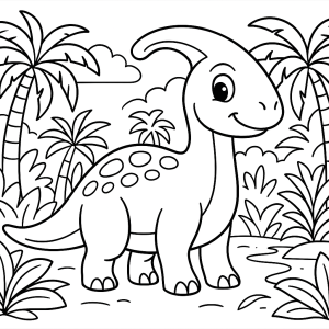 Kolorowanka Dinozaury
