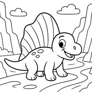 Kolorowanka Dinozaury