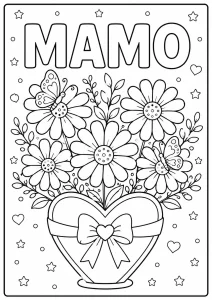 Kolorowanka Dzień Matki
