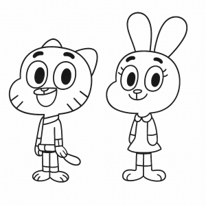 Kolorowanka Gumball