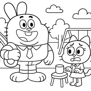 Kolorowanka Gumball