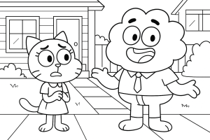 Kolorowanka Gumball