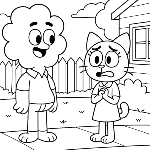Kolorowanka Gumball
