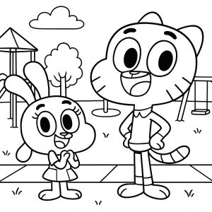 Kolorowanka Gumball