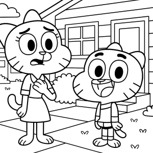 Kolorowanka Gumball