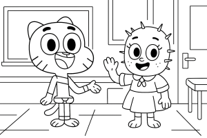 Kolorowanka Gumball