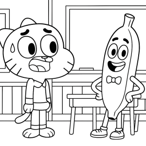 Kolorowanka Gumball
