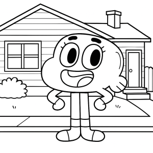 Kolorowanka Gumball