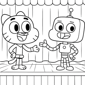 Kolorowanka Gumball