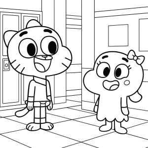 Kolorowanka Gumball