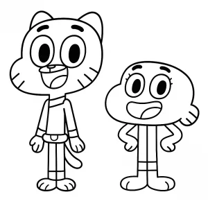 Kolorowanki Gumball