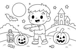Kolorowanka Halloween