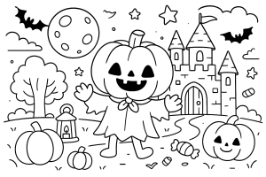 Kolorowanka Halloween