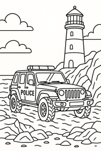 Kolorowanka Jeepy