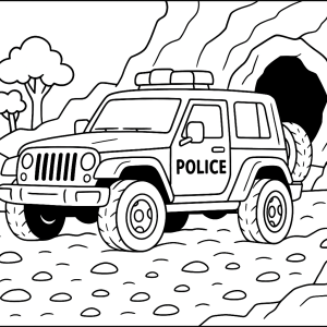 Kolorowanka Jeepy