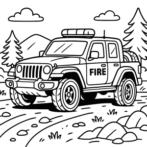 Kolorowanka Jeepy