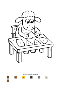 Kolorowanka Baranek Shaun