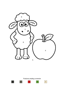 Kolorowanka Baranek Shaun