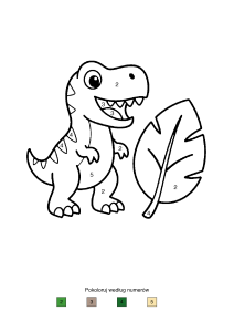 Kolorowanka Dinozaury