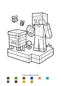 Kolorowanka Minecraft