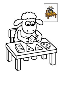 Kolorowanka Baranek Shaun