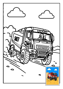 Kolorowanka Dakar