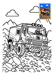 Kolorowanka Dakar
