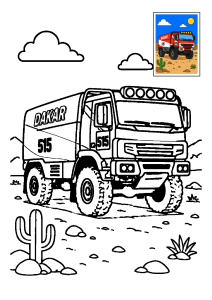 Kolorowanka Dakar