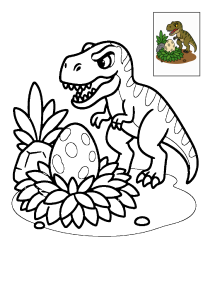 Kolorowanka Dinozaury