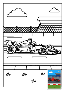 Kolorowanka Formuła 1