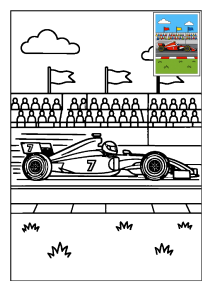 Kolorowanka Formuła 1