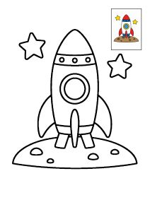 Kolorowanka Kosmos