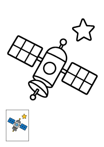Kolorowanka Kosmos