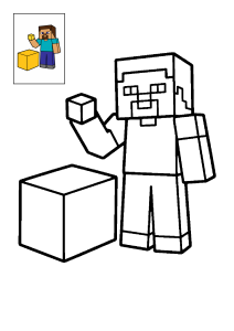 Kolorowanka Minecraft