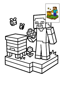 Kolorowanka Minecraft
