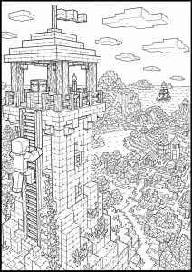 Kolorowanka Minecraft