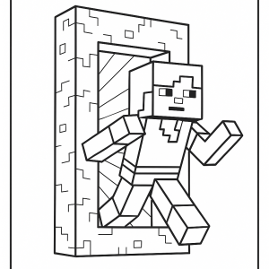 Kolorowanka Minecraft