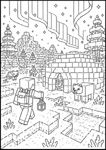 Kolorowanka Minecraft