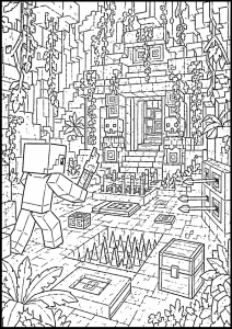Kolorowanka Minecraft
