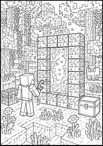 Kolorowanka Minecraft