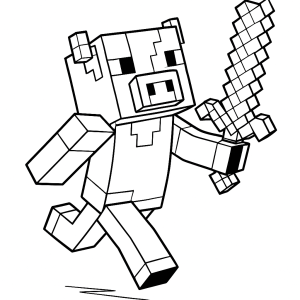 Kolorowanka Minecraft
