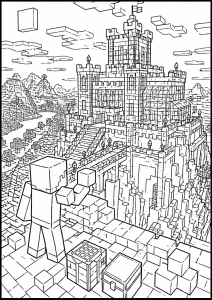 Kolorowanka Minecraft