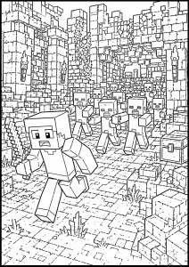 Kolorowanka Minecraft
