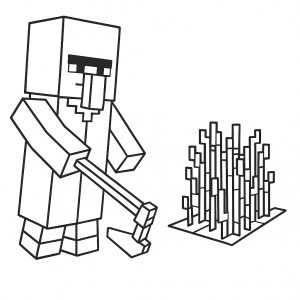 Kolorowanka Minecraft