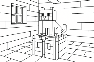 Kolorowanka Minecraft