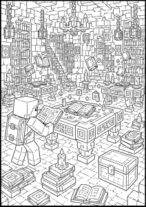 Kolorowanka Minecraft