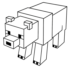 Kolorowanka Minecraft