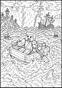 Kolorowanka Minecraft