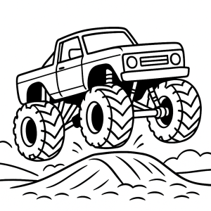 Kolorowanka Monster trucki